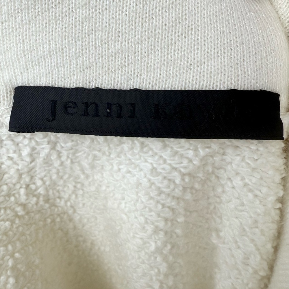 Jenni Kayne Quarter Zip Sweatshirt in Cream Size Small - Picture 12 of 14